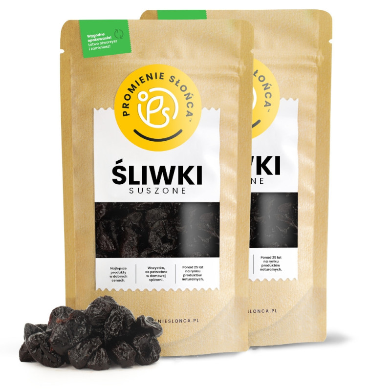 Zestaw 2 x Śliwki suszone 1 kg