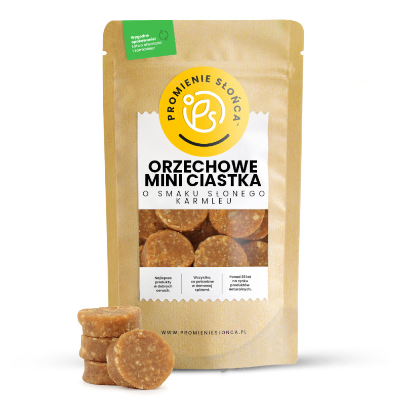 Orzechowe mini ciastka o...