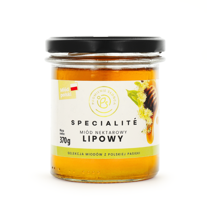 Miód nektarowy lipowy 370 g
