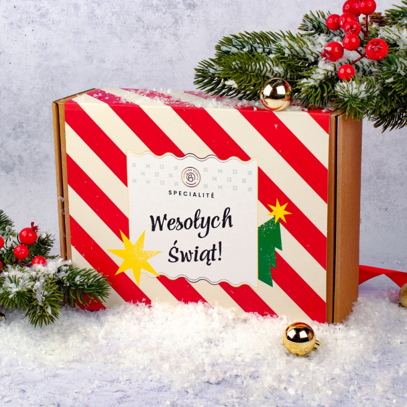 Prezent świąteczny pistacjowy