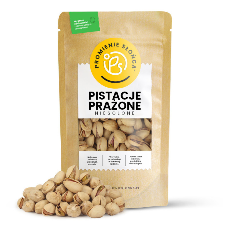 Pistacje prażone, niesolone...