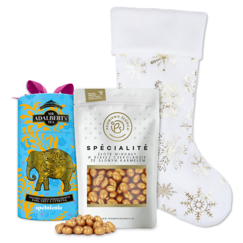 Zestaw ze złotymi migdałami...