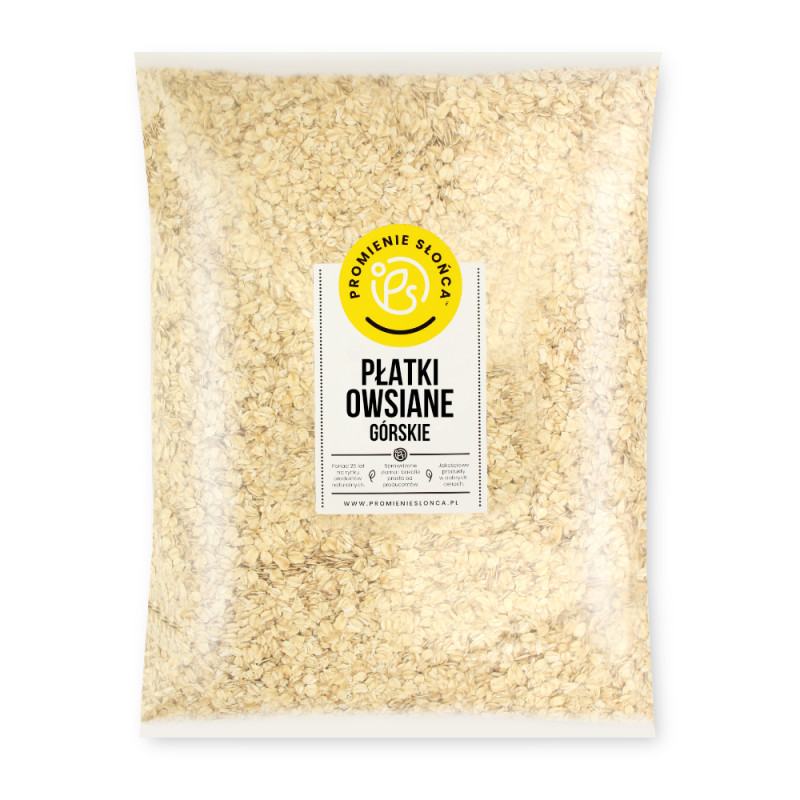 Płatki owsiane górskie 3 kg