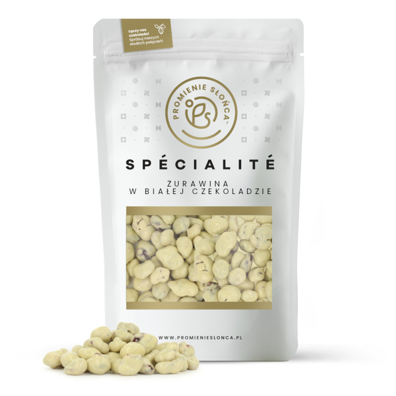 Żurawina w białej...