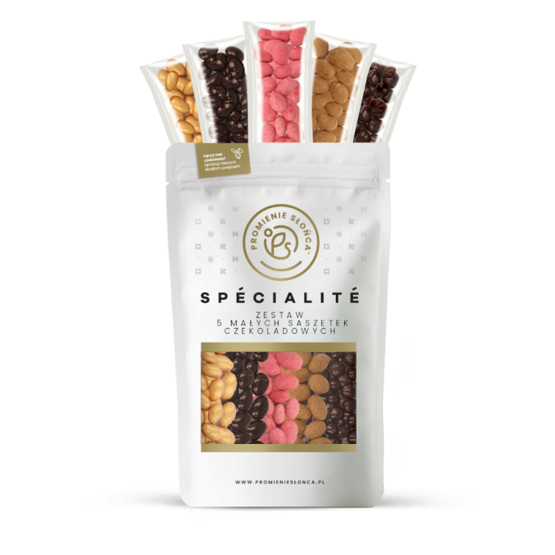 Zestaw 5 małych saszetek...