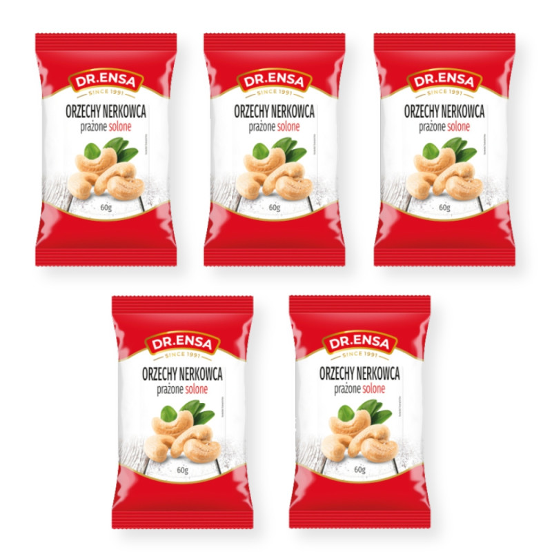 Zestaw 5 x Orzechy nerkowca...