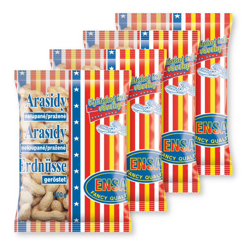 Zestaw 4 x Fistaszki 200 g