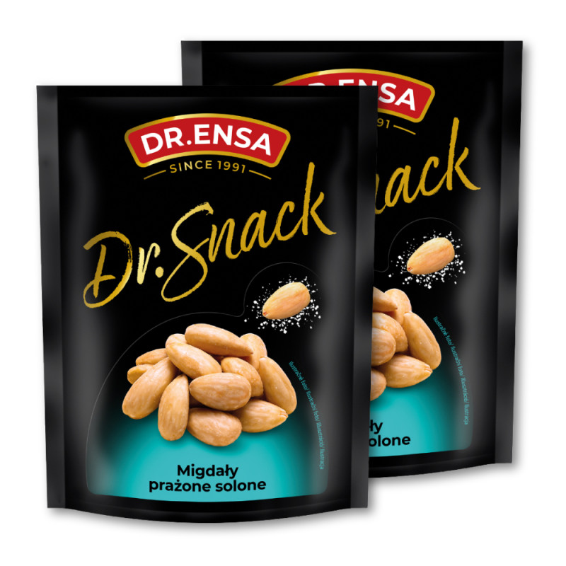 Zestaw 2 x Migdały prażone,...