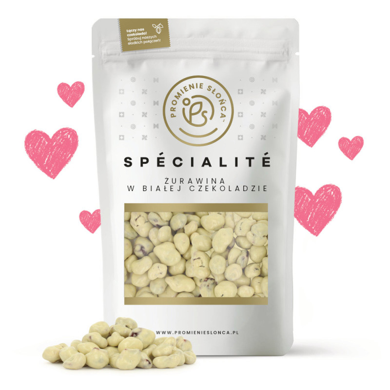 Żurawina w białej...