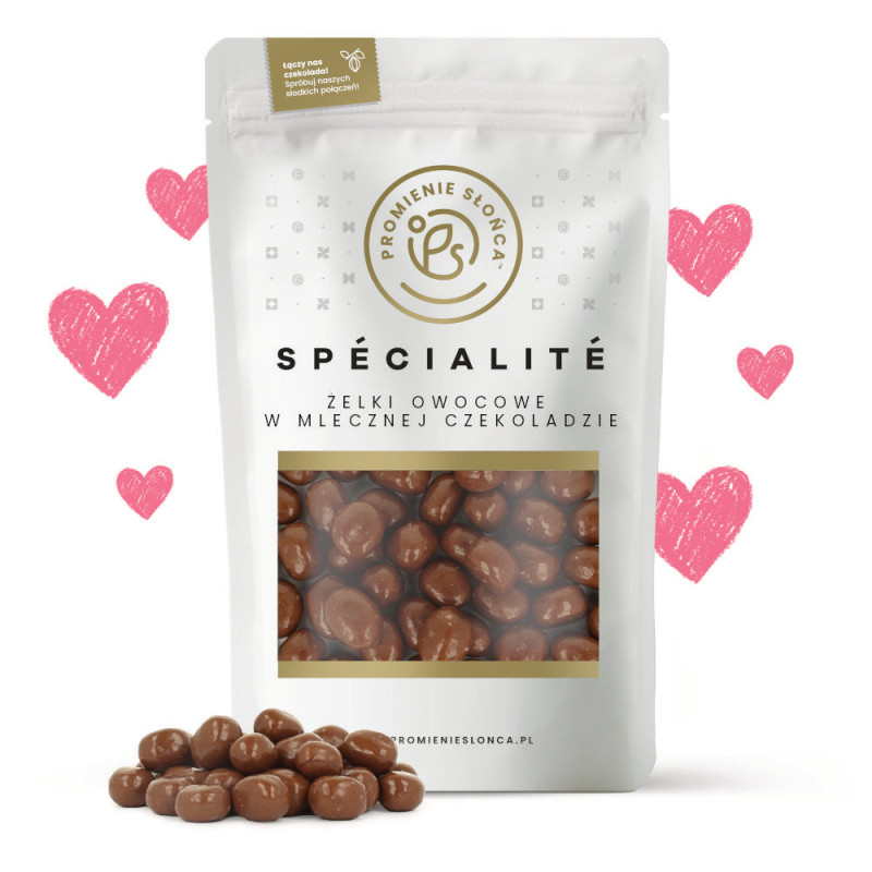 Żelki owocowe w mlecznej...