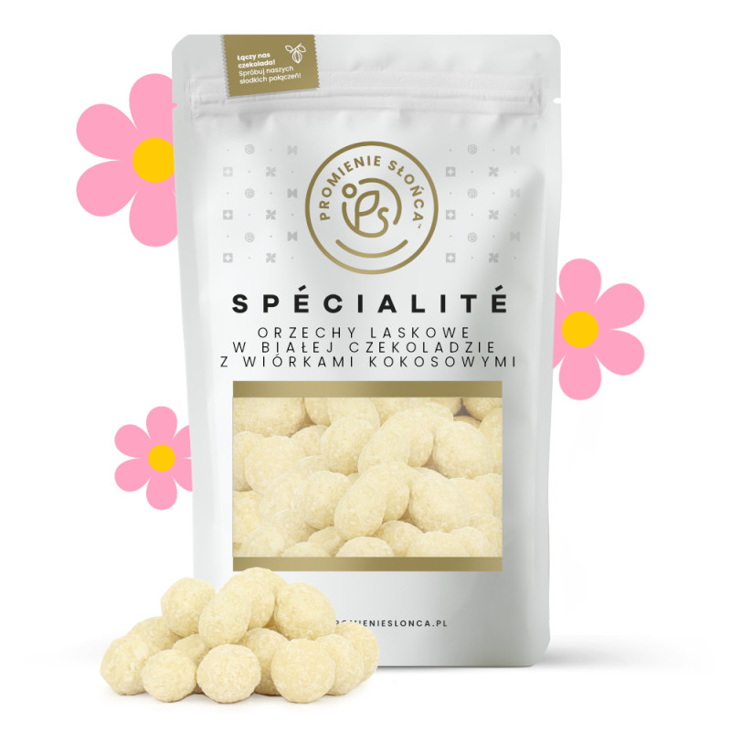 Orzechy laskowe w białej...