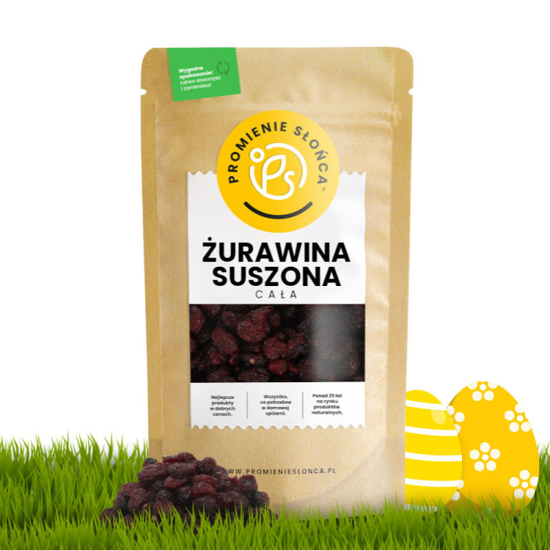 Żurawina suszona cała 1 kg