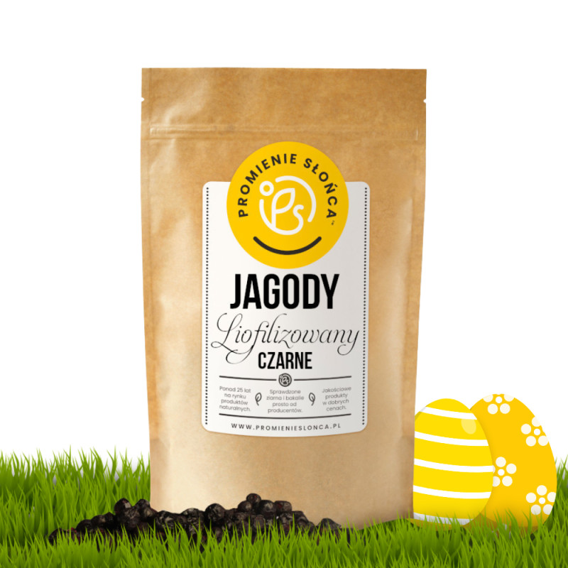 Czarne jagody leśne...