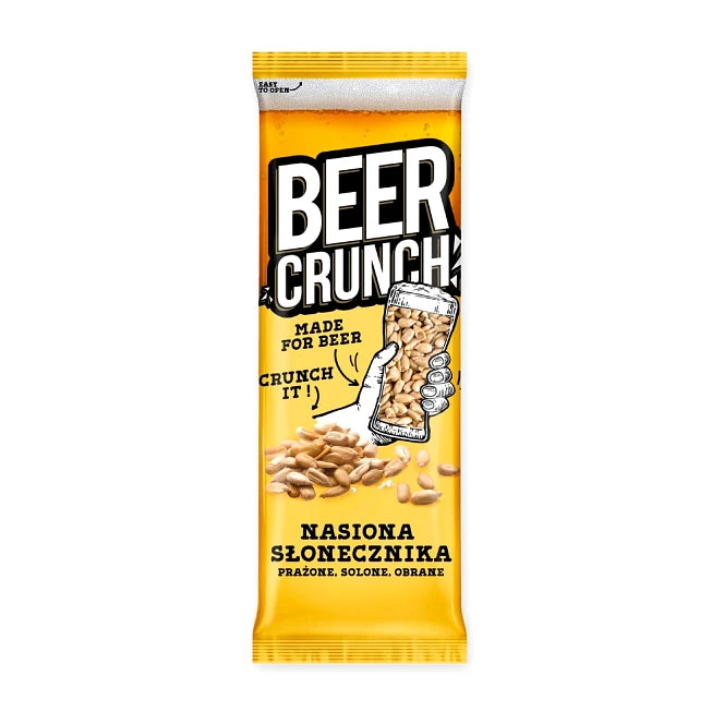 Beer Crunch: Pestki słonecznika prażone, solone 70 g