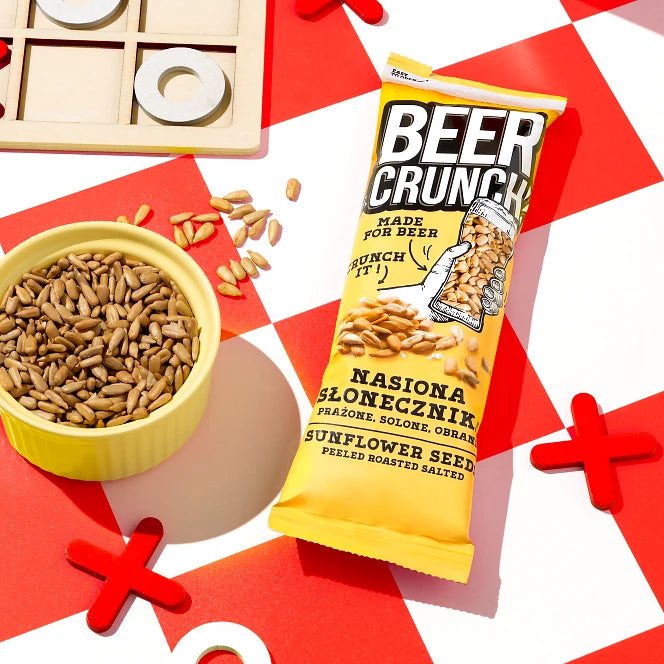 Beer Crunch: Pestki słonecznika prażone, solone 70 g
