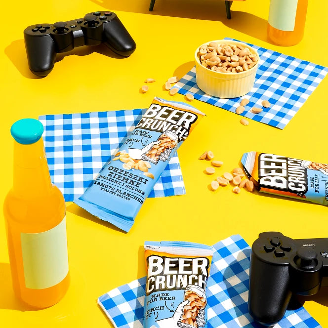 Beer Crunch: Orzechy ziemne prażone, solone 70 g