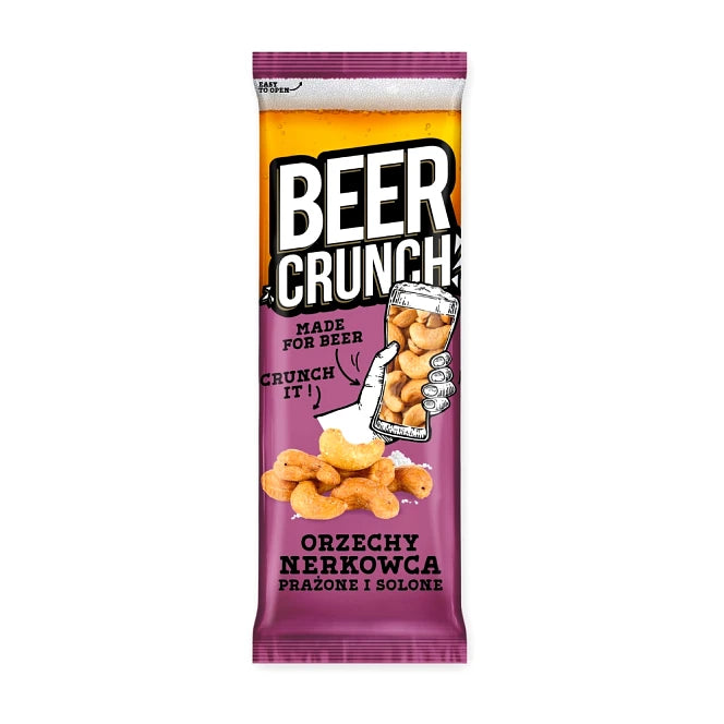 Beer Crunch: Orzechy nerkowca prażone, solone 70 g