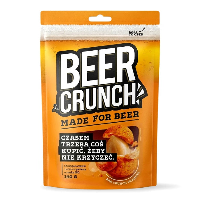 Beer Crunch: Orzechy ziemne w cieście o smaku BBQ 140 g