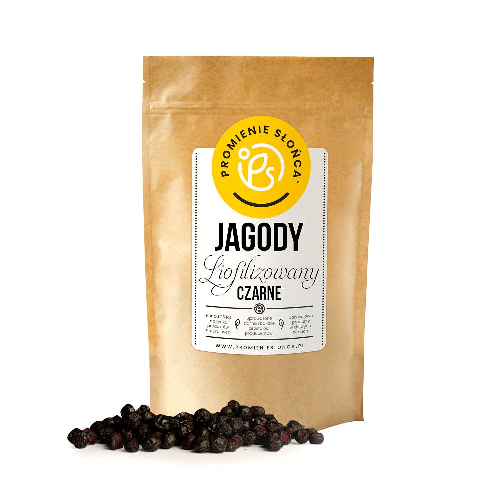 Czarne jagody leśne liofilizowane 30 g