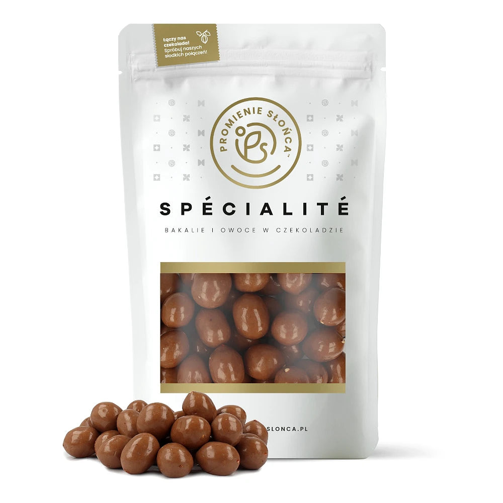 Drugie ujęcie opakowania produktu Migdały w mlecznej czekoladzie 500 g