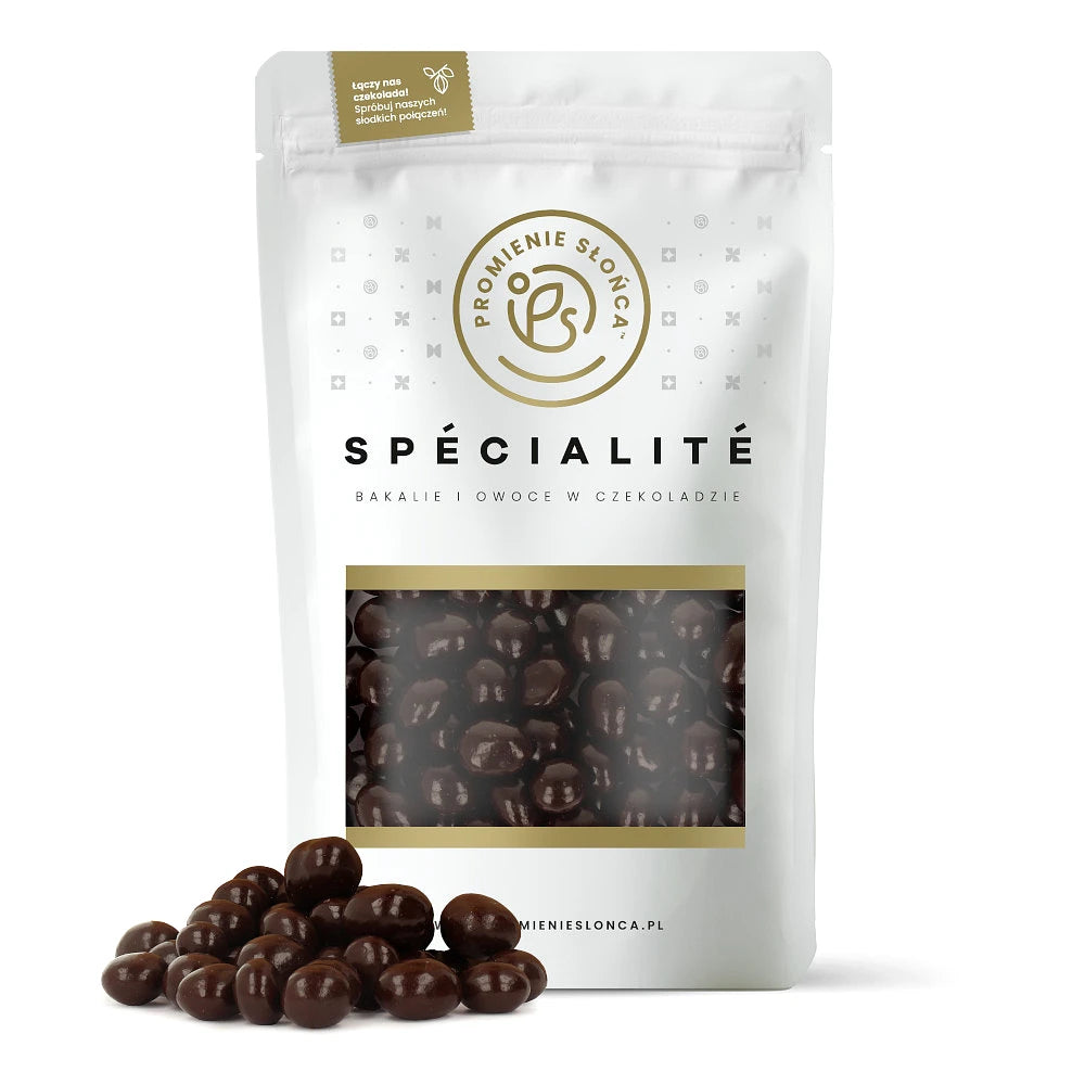Drugie ujęcie opakowania produktu Kawa w gorzkiej czekoladzie 190 g