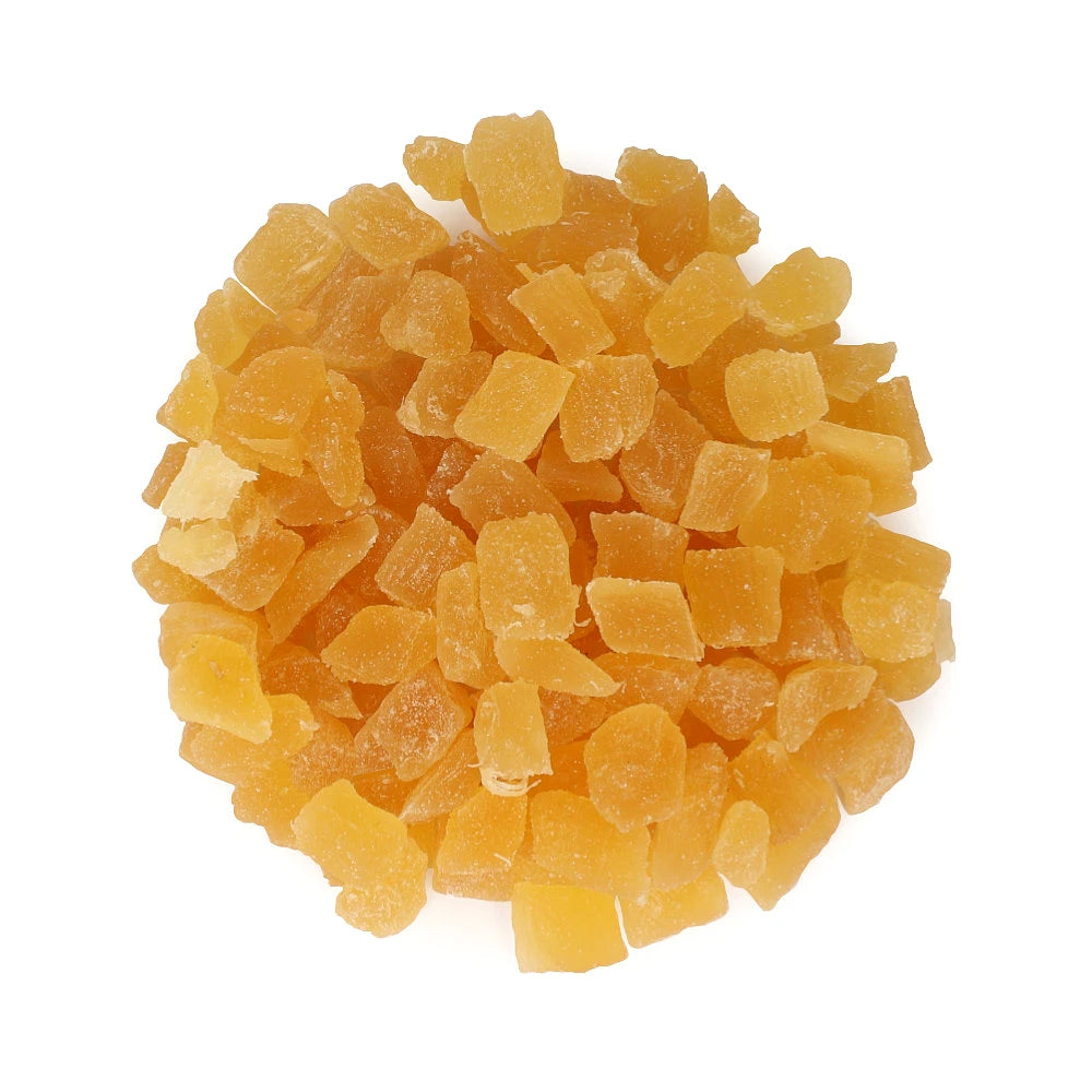 Widok z góry na produkt Ananas kandyzowany naturalny 500 g
