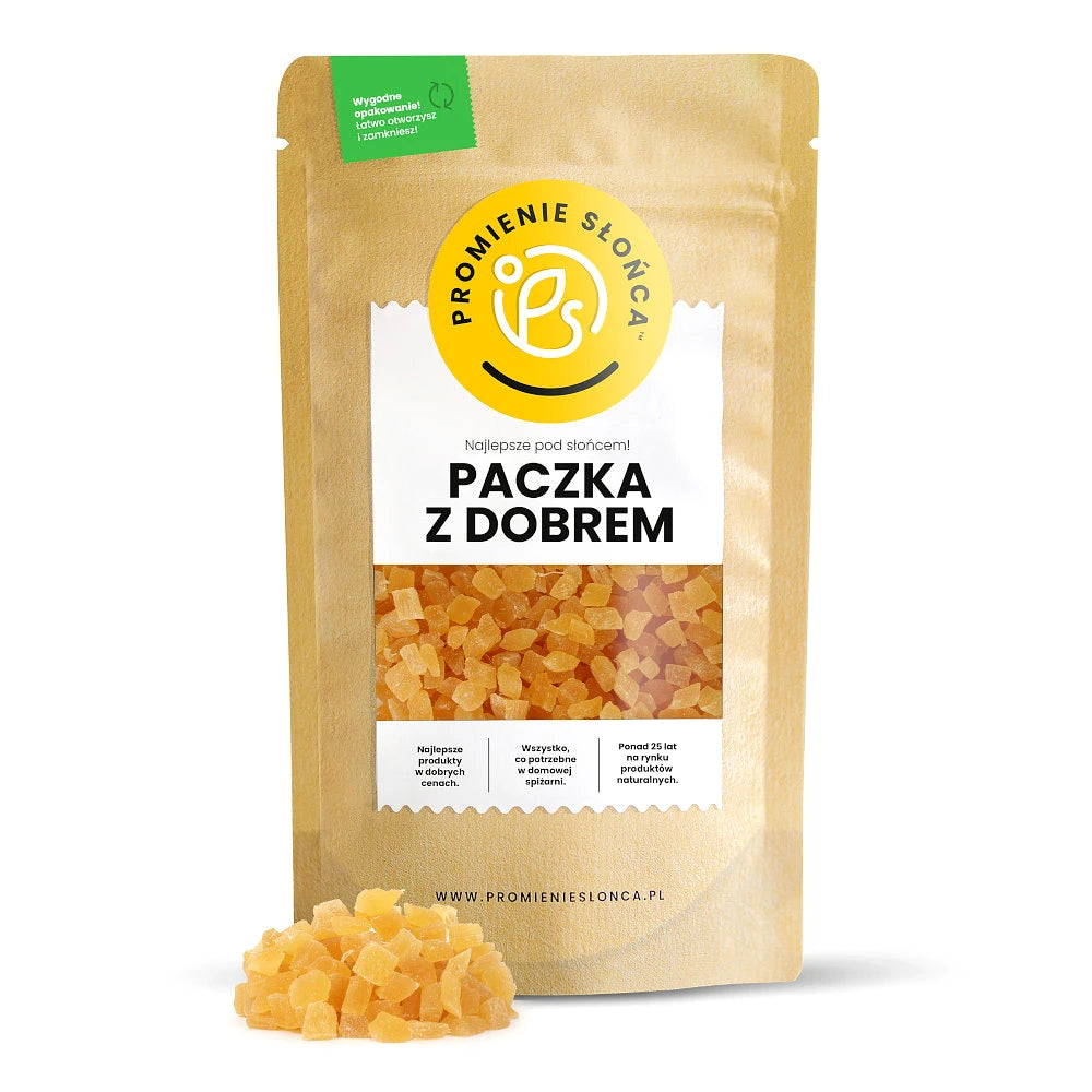 Drugie ujęcie opakowania produktu Ananas kandyzowany naturalny 1000 g