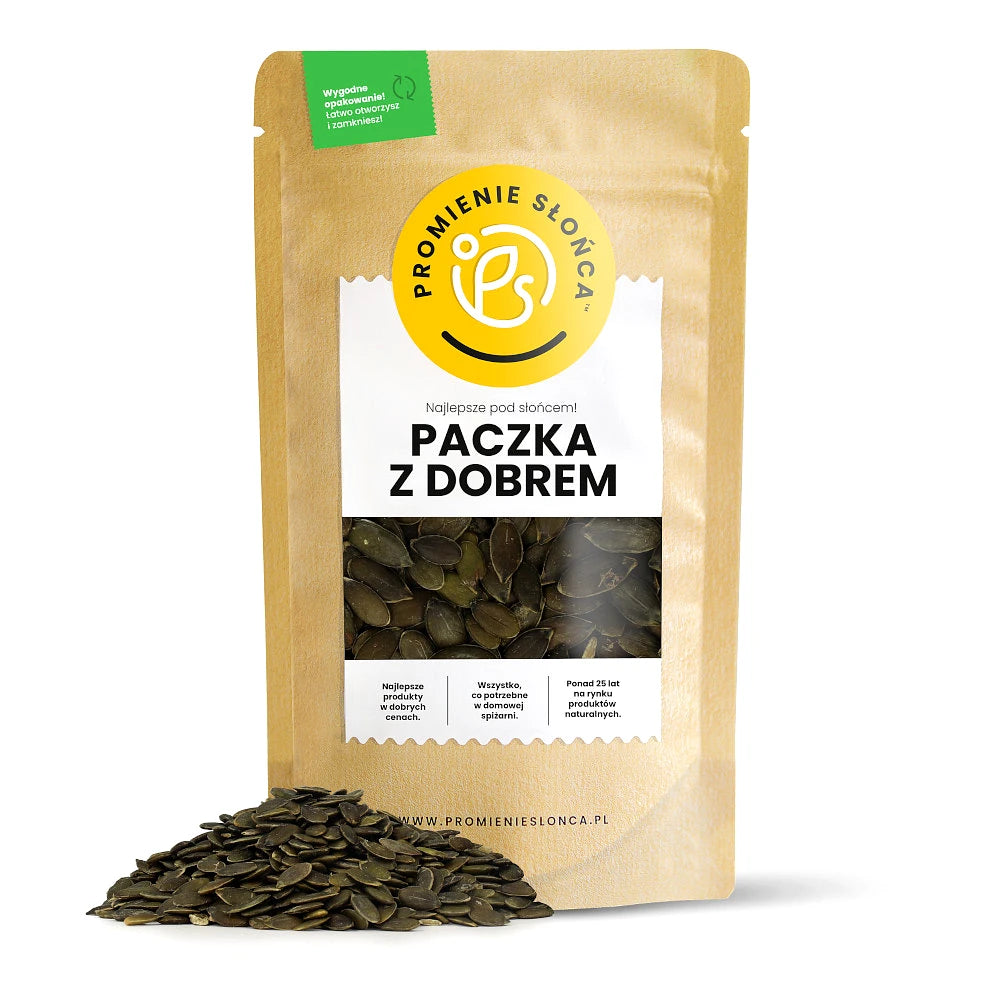 Drugie ujęcie opakowania produktu Pestki dyni łuskane 1000 g