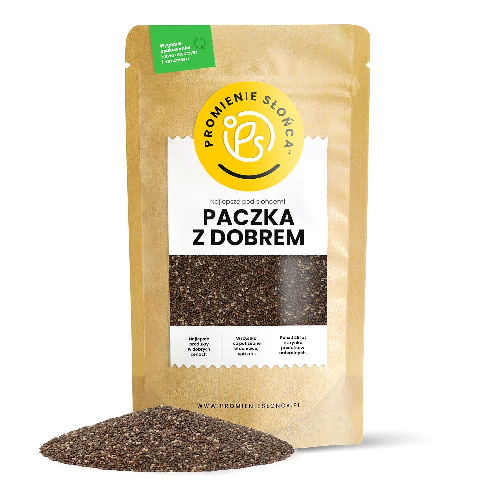 Drugie ujęcie opakowania produktu Nasiona chia 1000 g