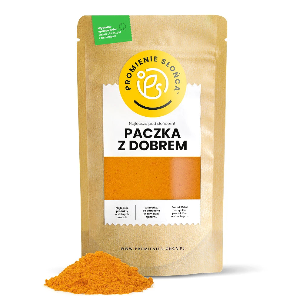 Drugie ujęcie opakowania produktu Kurkuma 100 g