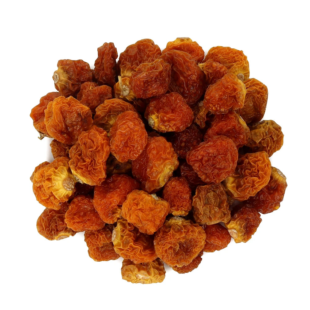 Widok z góry na produkt Miechunka suszona 500 g