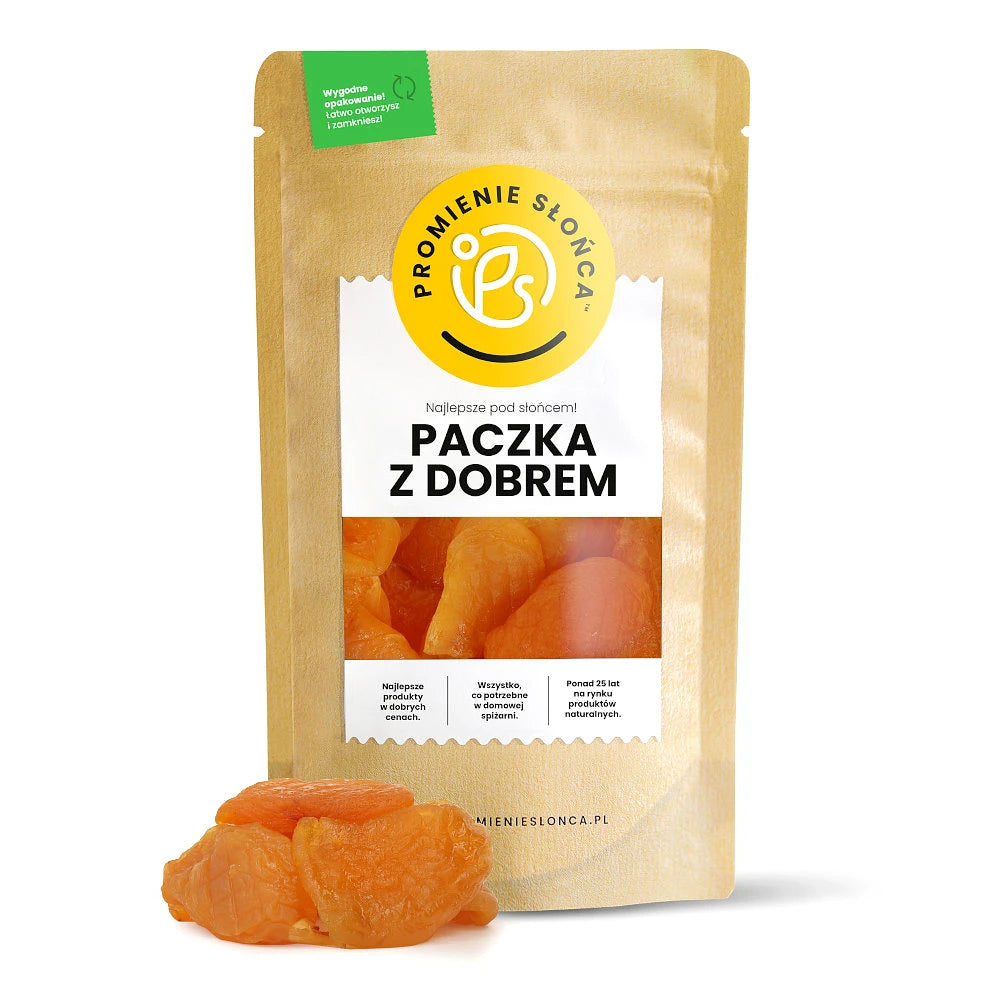 Drugie ujęcie opakowania produktu Brzoskwinie suszone z dodatkiem cukru 500 g