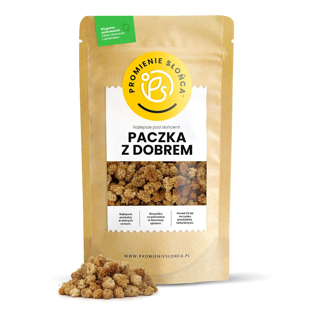 Drugie ujęcie opakowania produktu Morwa biała suszona 500 g