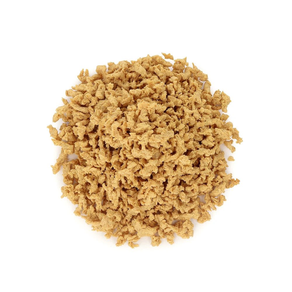 Widok z góry na produkt Granulat sojowy 250 g