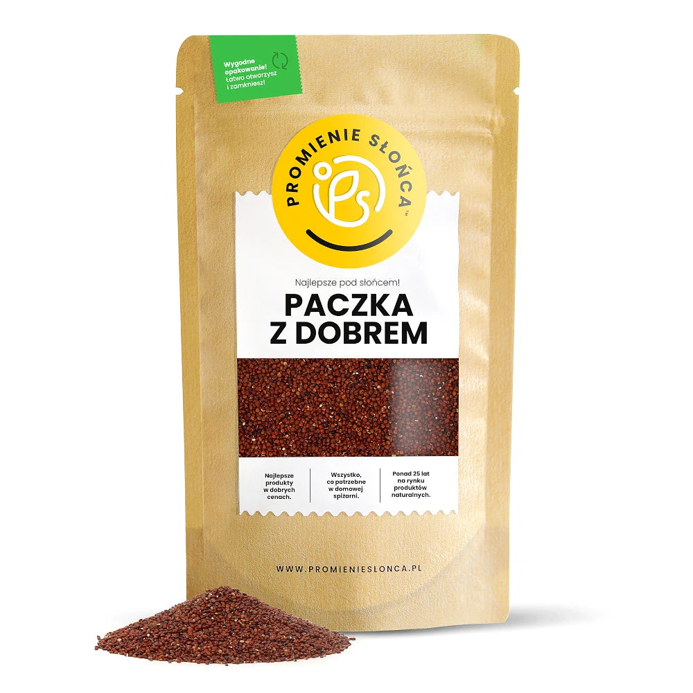 Drugie ujęcie opakowania produktu Quinoa czerwona 1000 g