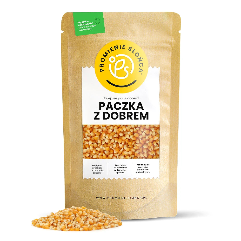 Drugie ujęcie opakowania produktu Kukurydza popcorn 1000 g
