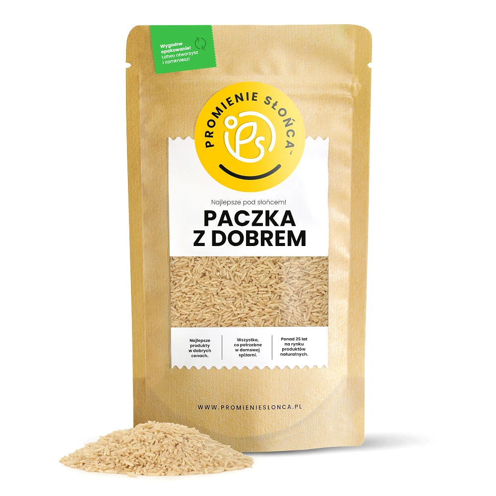 Drugie ujęcie opakowania produktu Ryż naturalny brazowy 1000 g
