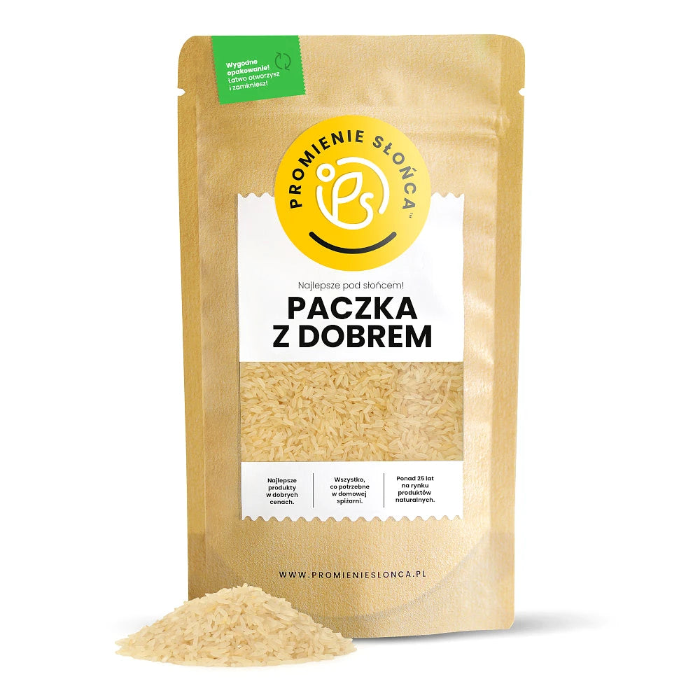 Drugie ujęcie opakowania produktu Ryż parboliczny dlugoziarnisty 1000 g