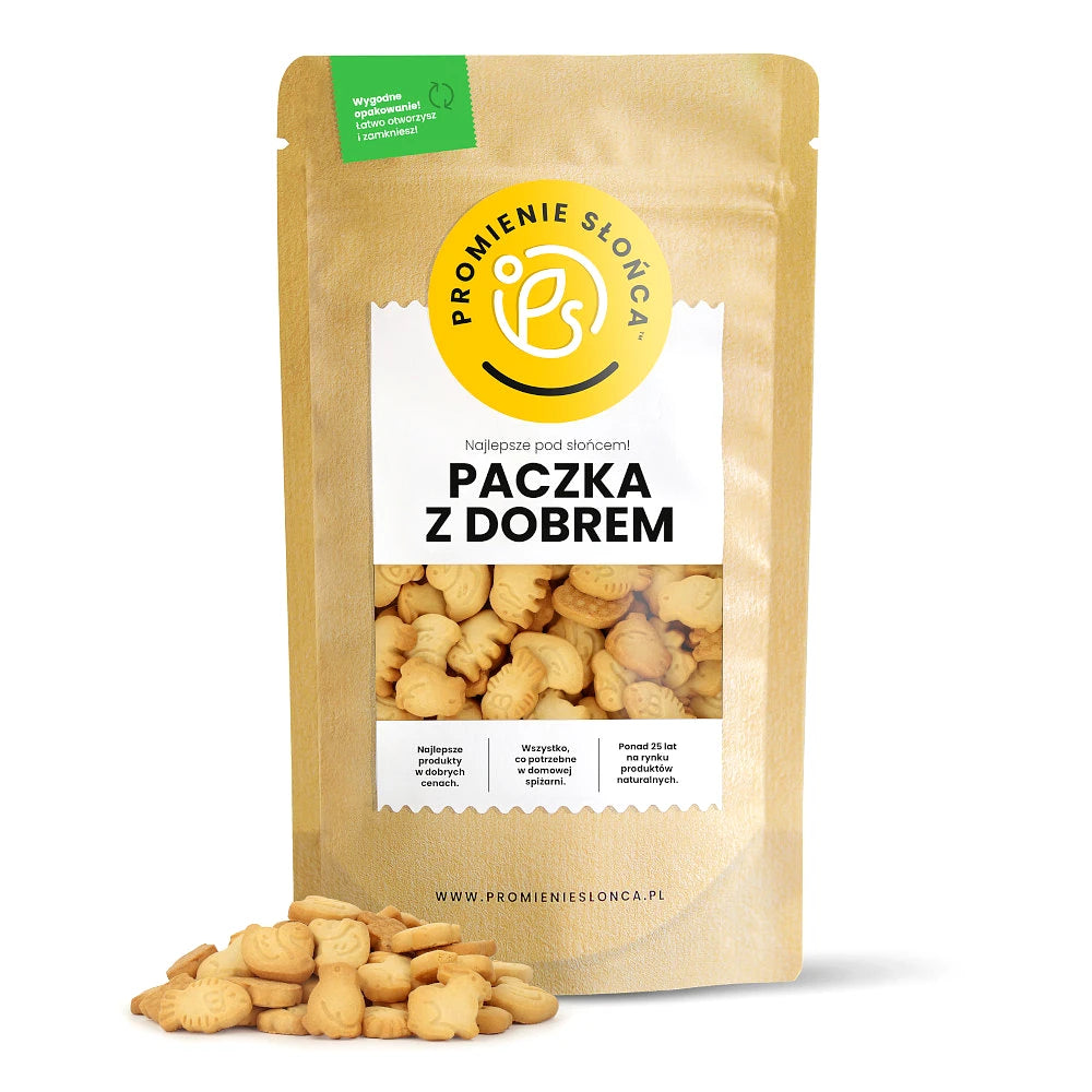 Drugie ujęcie opakowania produktu Herbatniki mini jungle 350 g