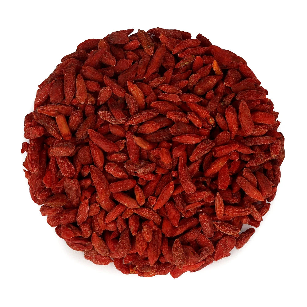 Widok z góry na produkt Jagody goji 250 g