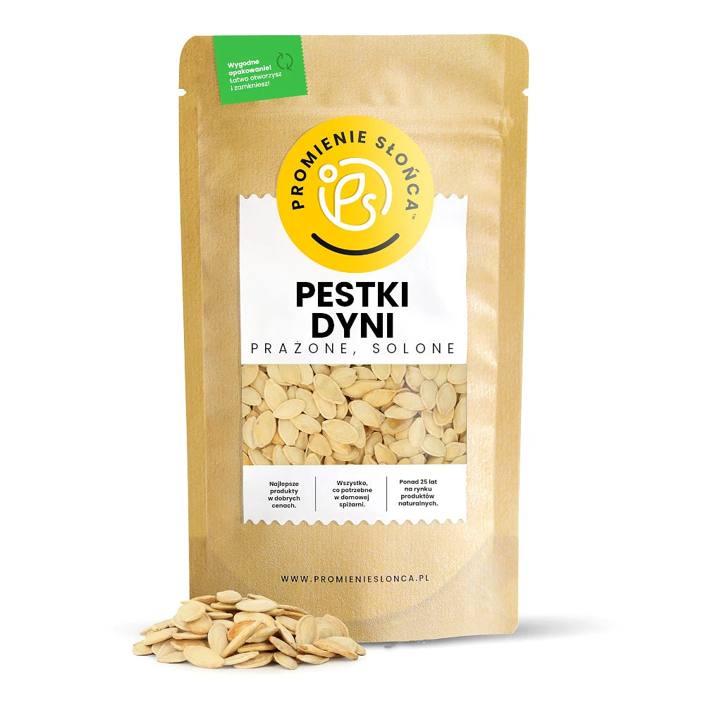 Pestki dyni niełuskane prażone solone 350 g