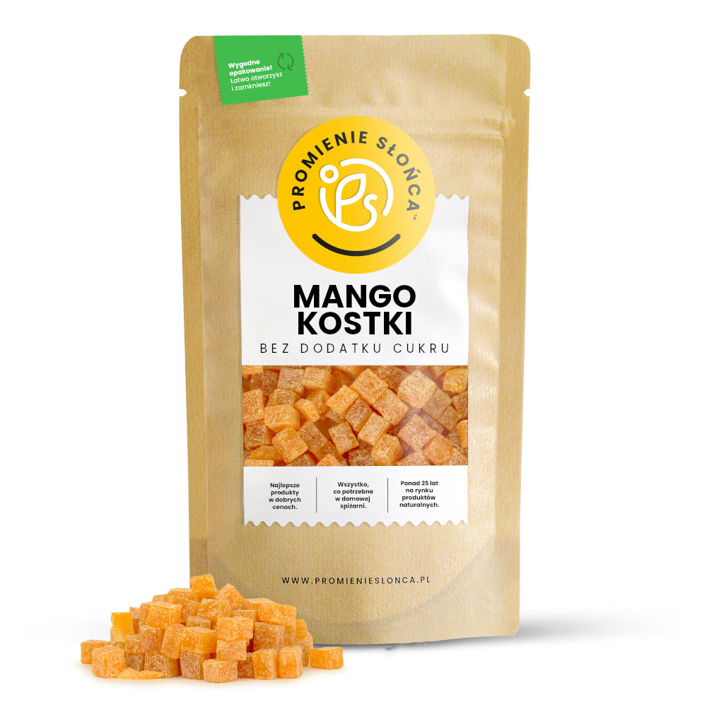 Mango kostki bez dodatku cukru 250 g