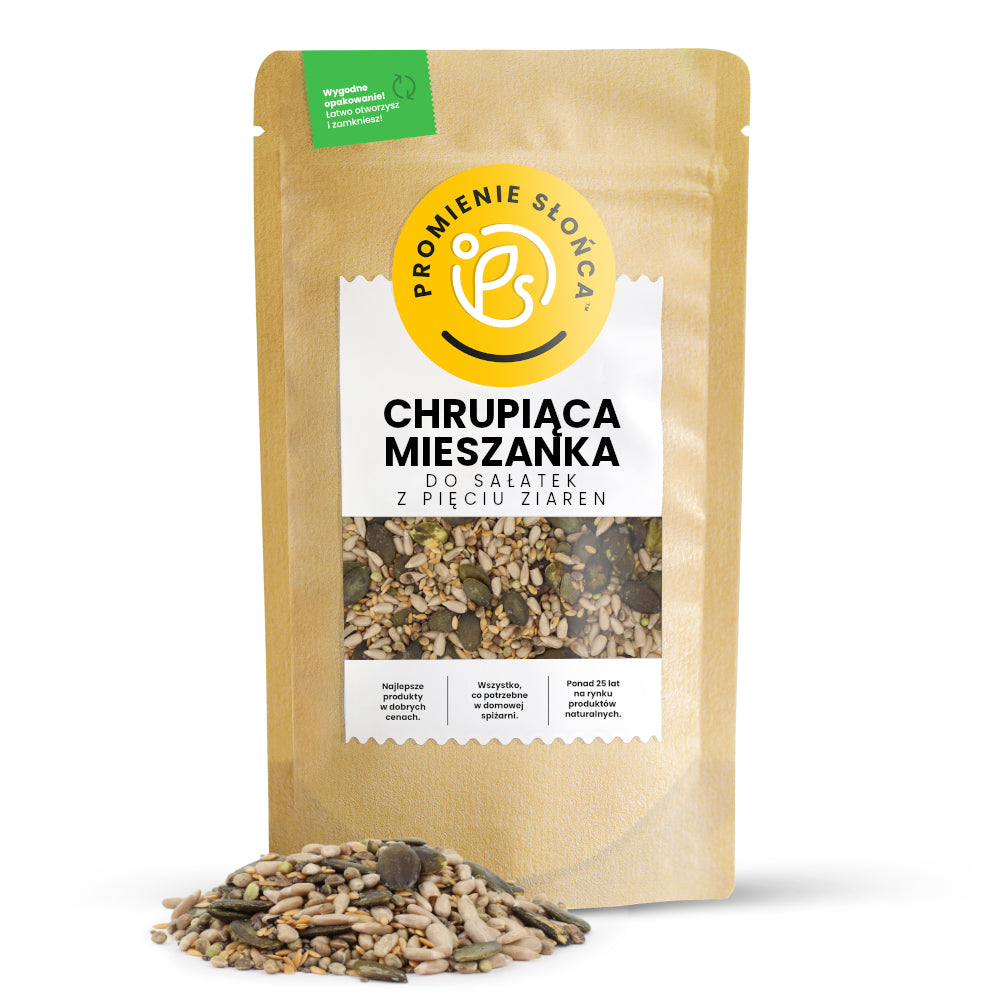 Chrupiąca mieszanka do sałatek z pięciu ziaren 200 g
