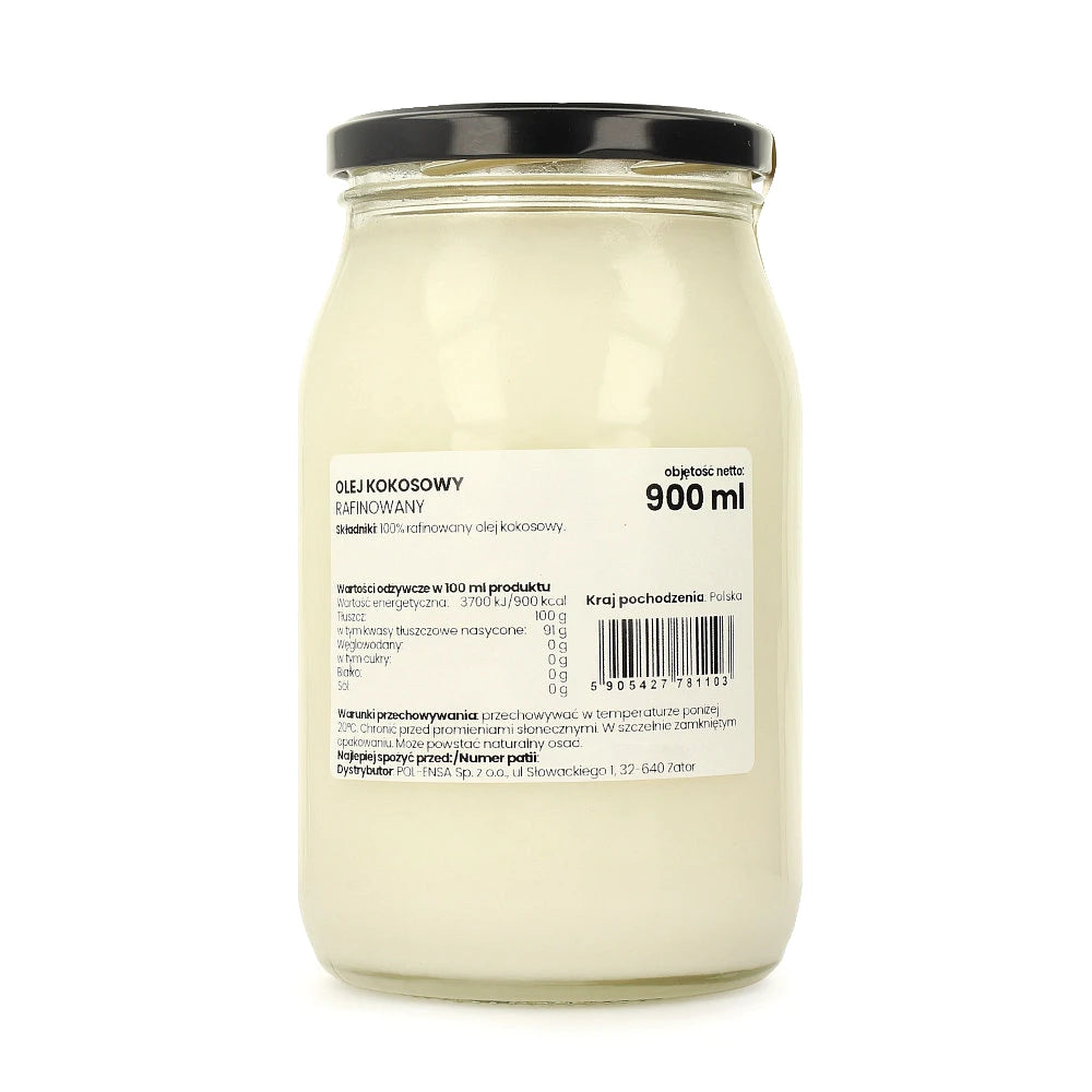 Olej kokosowy rafinowany 900 ml