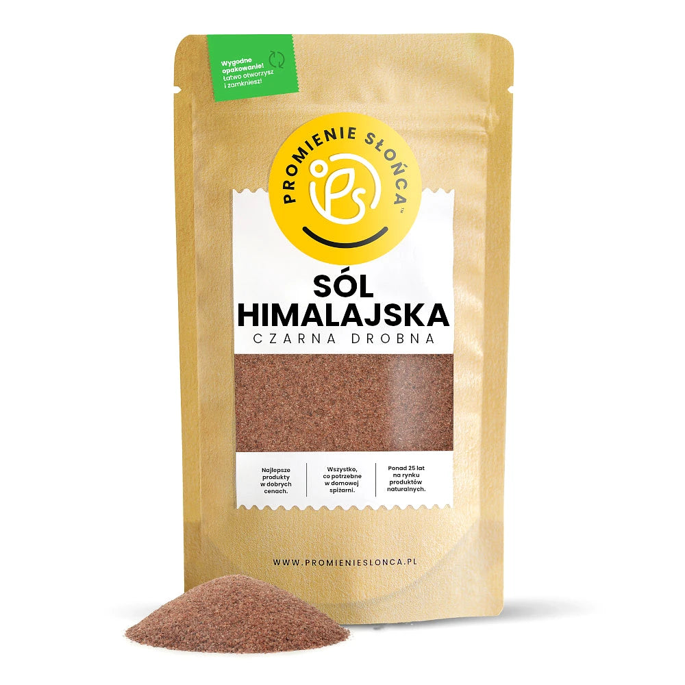 Sól himalajska czarna drobna 500 g