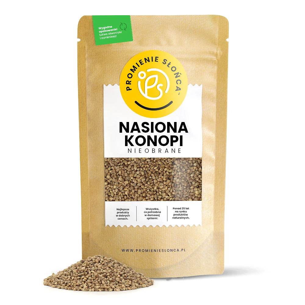 Nasiona konopi nieobrane 1 kg