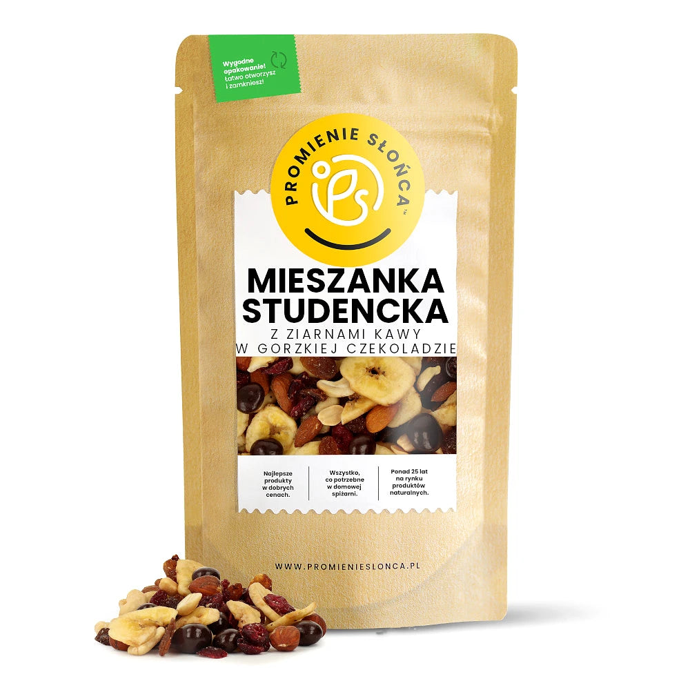 Mieszanka studencka z kawą w gorzkiej czekoladzie 500 g