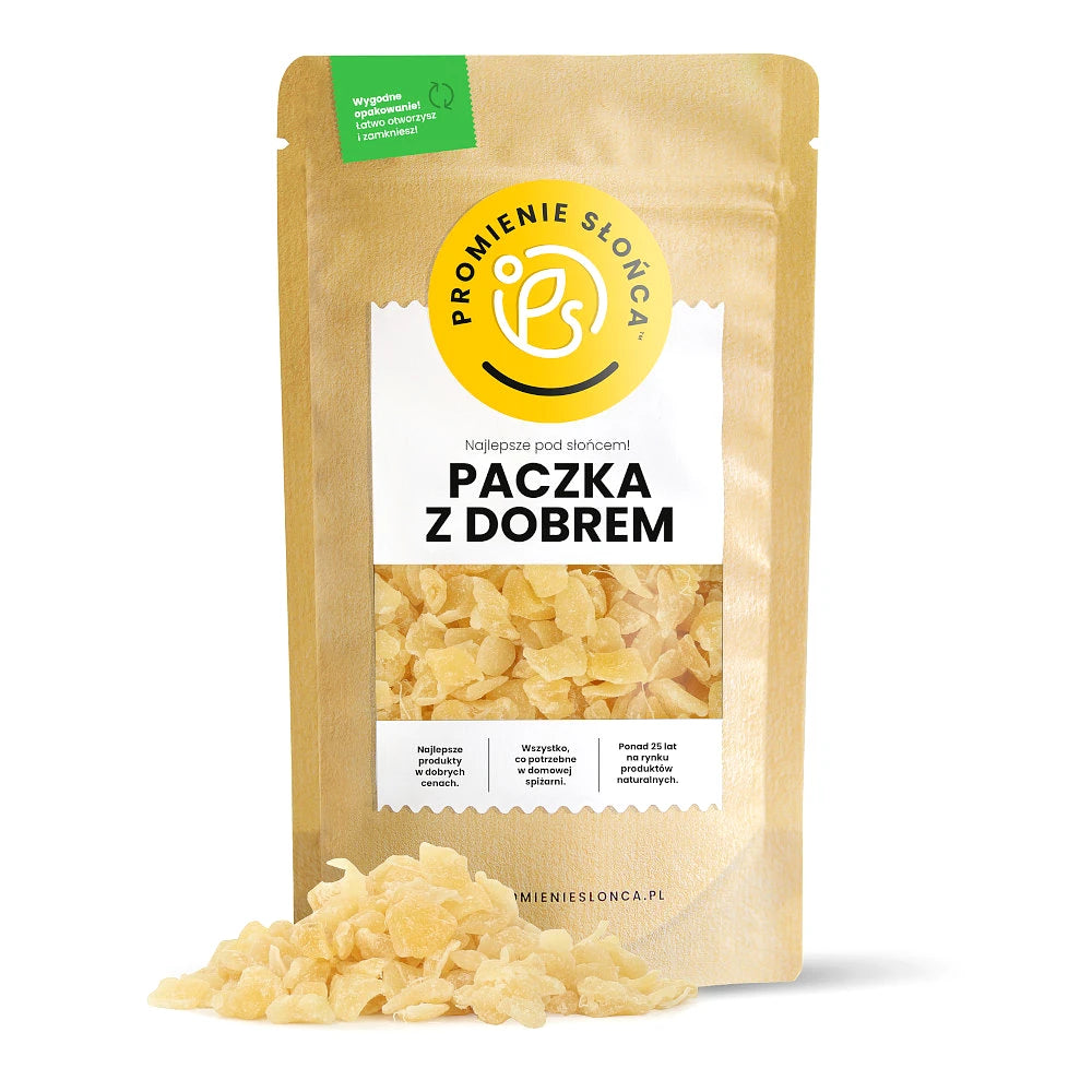 Drugie ujęcie opakowania produktu Imbir kandyzowany kostka 250 g
