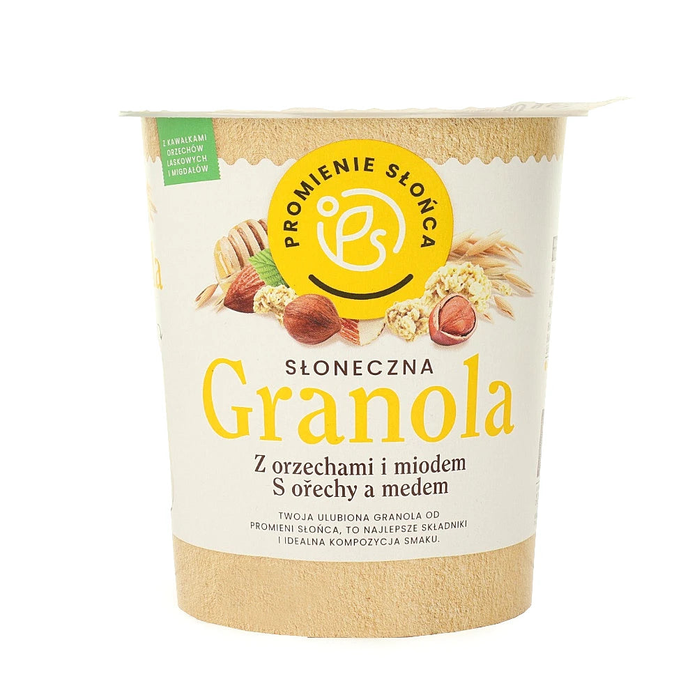 Chrupiąca granola z miodem i orzechami 80 g