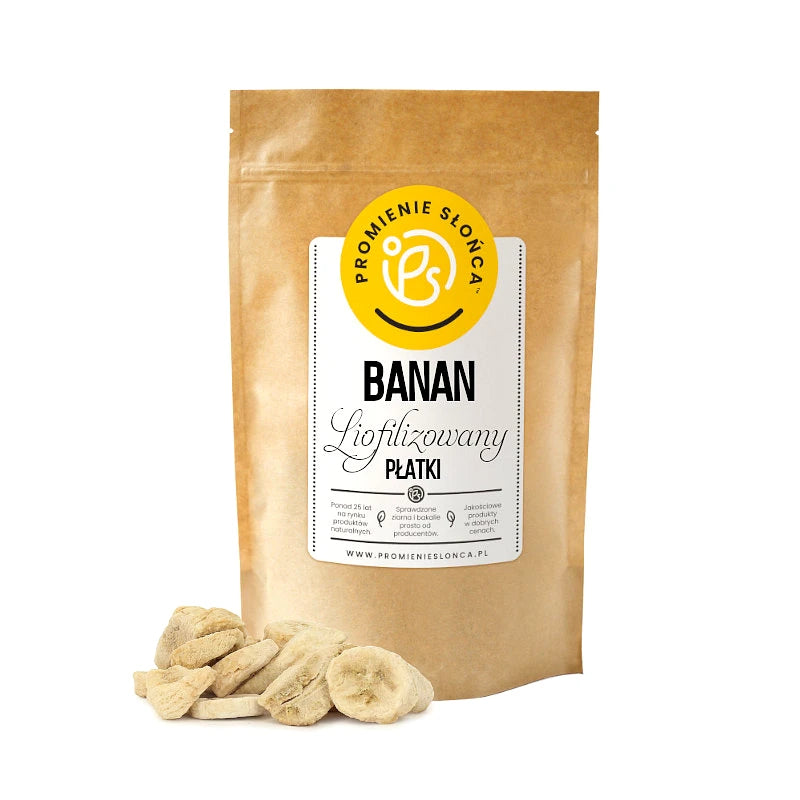 Banany liofilizowane płatki 30 g